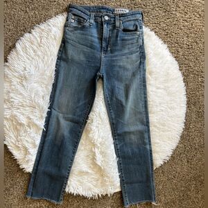 AG Adriano Goldschmied Crop Jeans The Isabelle Womens Size 25